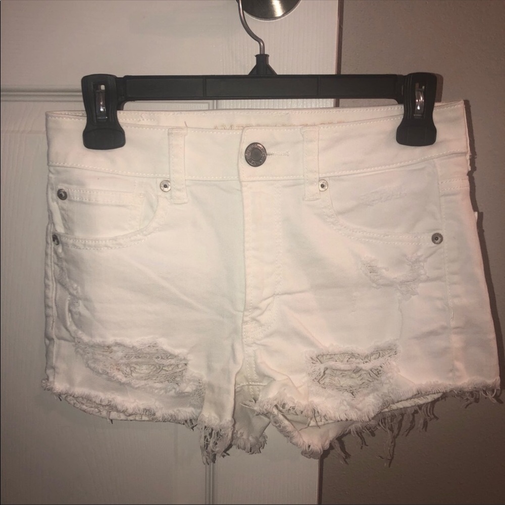Two pairs denim shorts - details below! $16 total